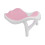Foldable Pink TPE Baby Bath Support with Ergonomic Round Hole, Safe PP 1