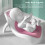 Foldable Pink TPE Baby Bath Support with Ergonomic Round Hole, Safe PP 13