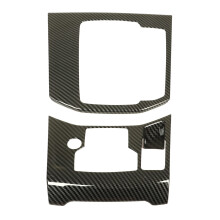 2 Stück Carbonfaser-Muster Schaltpanel-Abdeckung für CX-5