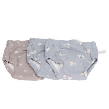 Baby Absorbent Training Pants 3pcs Reusable Cotton 6 Layers Breathable