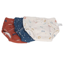 3PCS Baby Breathable Training Pants Reusable 6-Layer Gauze Urinary Cover