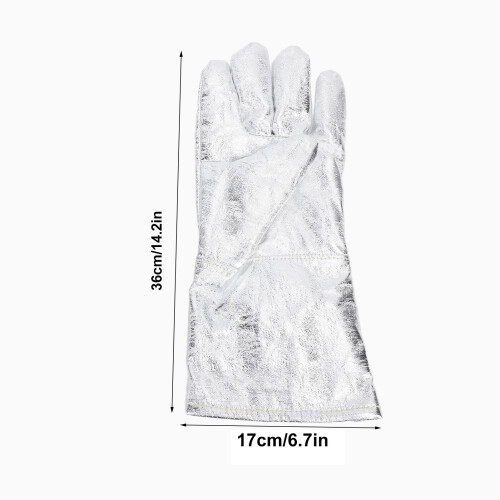 Heat Resistant Welding Gloves Aluminized Welding Gloves Fire Proof Flame UK 1