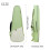 23-Inch Uke Bag Case 25.20x9.45x2.56in Dark Green 2