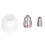 Plasma Cutter Nozzle Tips 3Pcs for P80 Cut Torch Electrode Protective Ceramic 14
