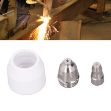 Plasma Cutter Nozzle Tips 3Pcs for P80 Cut Torch Electrode Protective Ceramic