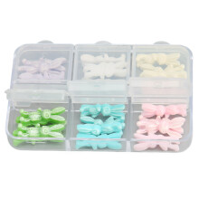 1 Box Kaninchen Harz Nagelkunst Dekorationen Herbst