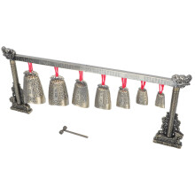 Glockenspiel 1 Set Retro Chinese Percussion Instrument Antique Copper Plated Glockenspiel Chinese Folk Instrument