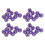 40 Stück Polyedrische Würfel, 12-seitig, lila Set 2
