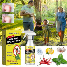 (1Pcs)Wasp Spray With Natural Plant-based Peppermint Oils Bee Spray, Bee Repellent Spray To Repellent Bee Wasps For Patios Garden Yard