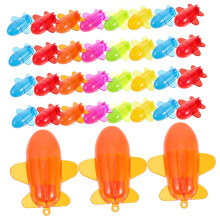 Stretchy Pens Pack Of 60 Mini Stationery Ballpoint Pens For School And Nursery Cartoon Aeroplane Design Plastic