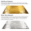 Notfall-Thermowolldecke Notfall-Rettungsdecke Feldüberlebensausrüstung Gold und Silber 5