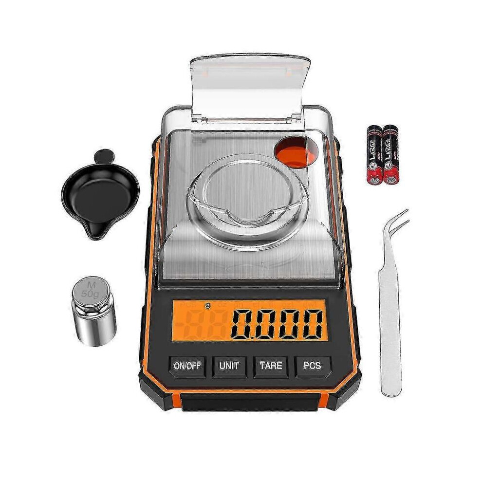 Mini Precision Scale, [50g 0.001g] Digital Pocket Scale with 50g ...