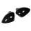 Seat Leon Ibiza Mirror Cap Replacement 2 Pcs Glossy Black Side Wing Covers 14