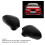 Seat Leon Ibiza Mirror Cap Replacement 2 Pcs Glossy Black Side Wing Covers 3