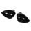 Seat Leon Ibiza Mirror Cap Replacement 2 Pcs Glossy Black Side Wing Covers 16