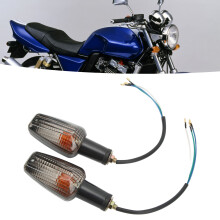2 Stück Schwarz getöntes ABS Blinklicht RC51 Motorradlicht