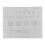 Smartphone-CPU BGA Reballing-Schablone 0.12mm A60-A90 2
