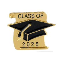 Schmuck Herstellung Set G Ifts-Brosche Graduation 2025 Unisex One Size Pin Lapel Brooch With Carabiner Clasp