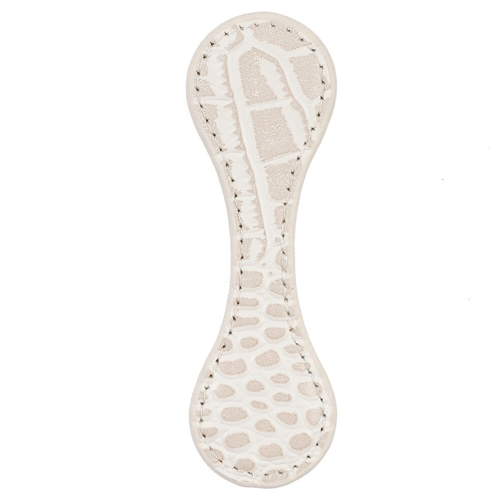 Leather Bookmarks Magnetic Double-Sided Buckle Notebook Page Marker Clip Crocodile Pattern Brown-image-OPC-PJH68P7-NEW