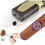 4 Torch Jet Flame Cigar Lighter with Punch Holder - Refillable Butane Windproof Torch Lighter for Smoking - Multi-functional Cigar Accessory for Men 5