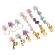 Pendant Hair Jewelry for Braids Colored Dreadlock Spiral Accessory Hair Decor