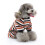 Gestreifte Hundepyjamas Größe S - Leichtes Polyester 5