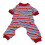 Gestreifter Hundepyjama L Polyester 4-Bein-Bodysuit 15