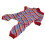 Gestreifter Hundepyjama L Polyester 4-Bein-Bodysuit 14