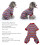 Gestreifte 4-Bein-Bodysuit-Pyjama - Größe S - Polyester 9