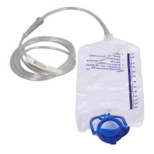 Heim-Enema-Beutel-Kit 1200 ml, langlebiges PVC, einfache Handhabung, Verstopfungslinderung, Kaffee-Enema-Kit für Haushalt und Reisen