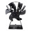 6-Blade Heat-Powered Desktop Stove Fan Black 787g 9