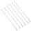 Beehive Frame Strips, Metal Beehive Frame Spacers, Durable Metal Frame Strips, 6-Piece Beekeeping Tool 5