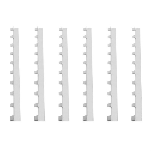 Beehive Frame Strips, Metal Beehive Frame Spacers, Durable Metal Frame Strips, 6-Piece Beekeeping Tool