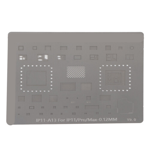 BGA-Reballing-Schablone 0,12 mm für iPhone 11 Pro Max 1