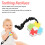 Beißkette 22 cm, Silikon-Teether, lebensmittelecht 13