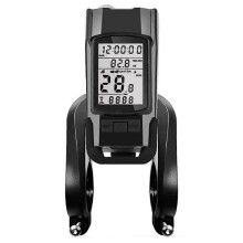 (Black, Multicolor) GPS Wireless Bike Computer 3 In 1 Cycling Speedometer Bicycle Flashlight with 120db Horn - Blue