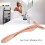 3er Pack T-förmiger Augencreme-Massage-Stick aus Legierung 5