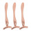 3er Pack T-förmiger Augencreme-Massage-Stick aus Legierung 16