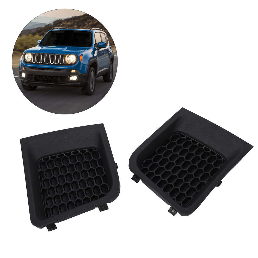 Lower Bezel Cover For Jeep Renegade Front Bumper Grille Left & Right 9491338400067