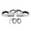 12V Chrom LED-Blinkleuchte 41 mm Gabelrohre 2