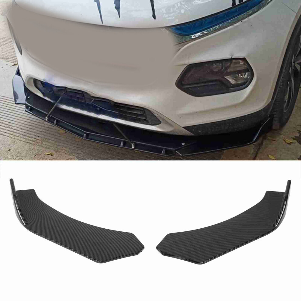 Universal Carbon Fiber Front Bumper Lip Splitter Protector 57Cm 7691338404870