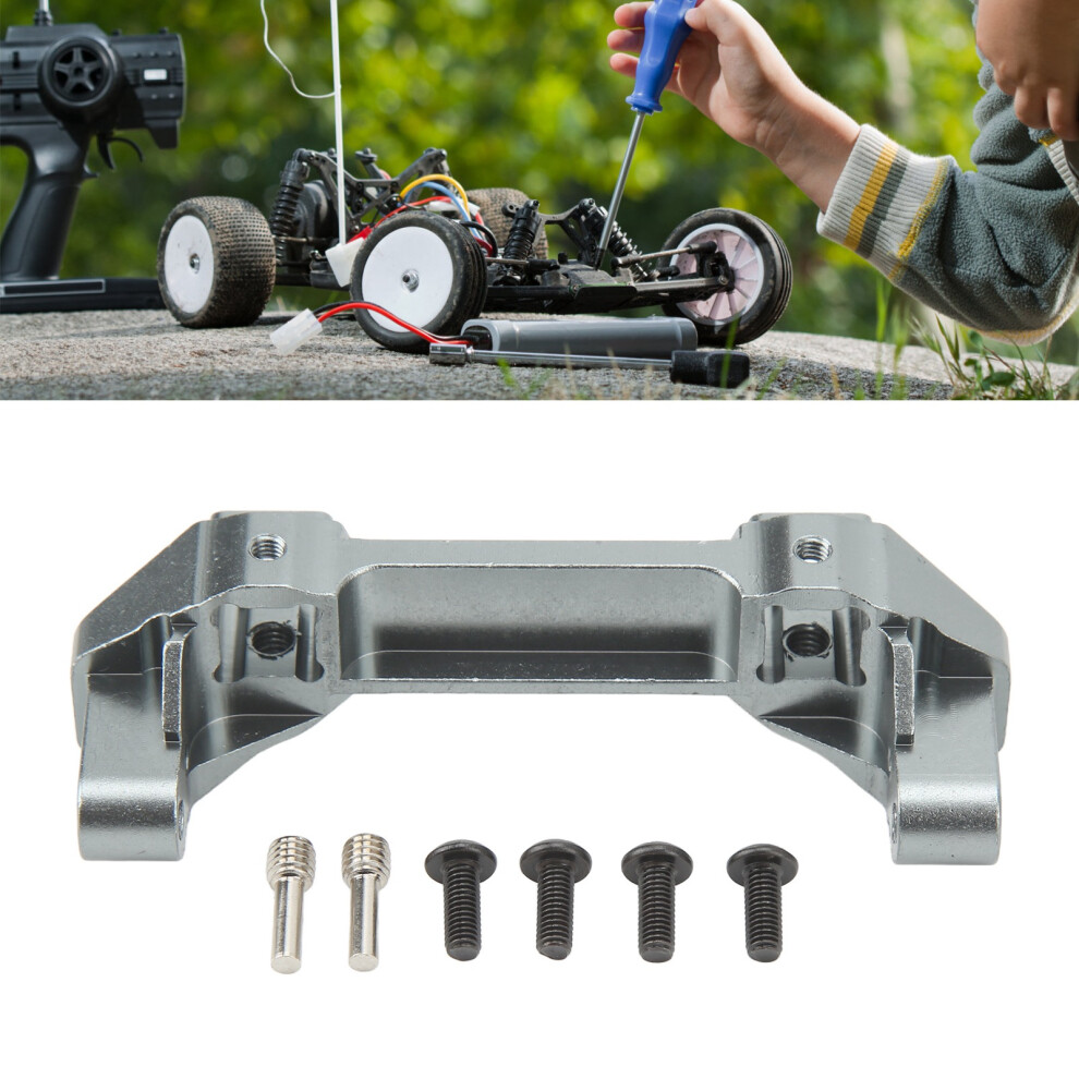 Rc FrontstoßStangenhalter Aus Aluminiumlegierung, Hochfest, Einfach Zu Installieren, Rc StoßStangenhalterung FüR Traxxas 1/10 Crawler-image