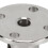 5 Stück 4-mm-Stahl-Flanschkupplung, Silber 3