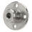 5 Stück 4-mm-Stahl-Flanschkupplung, Silber 5