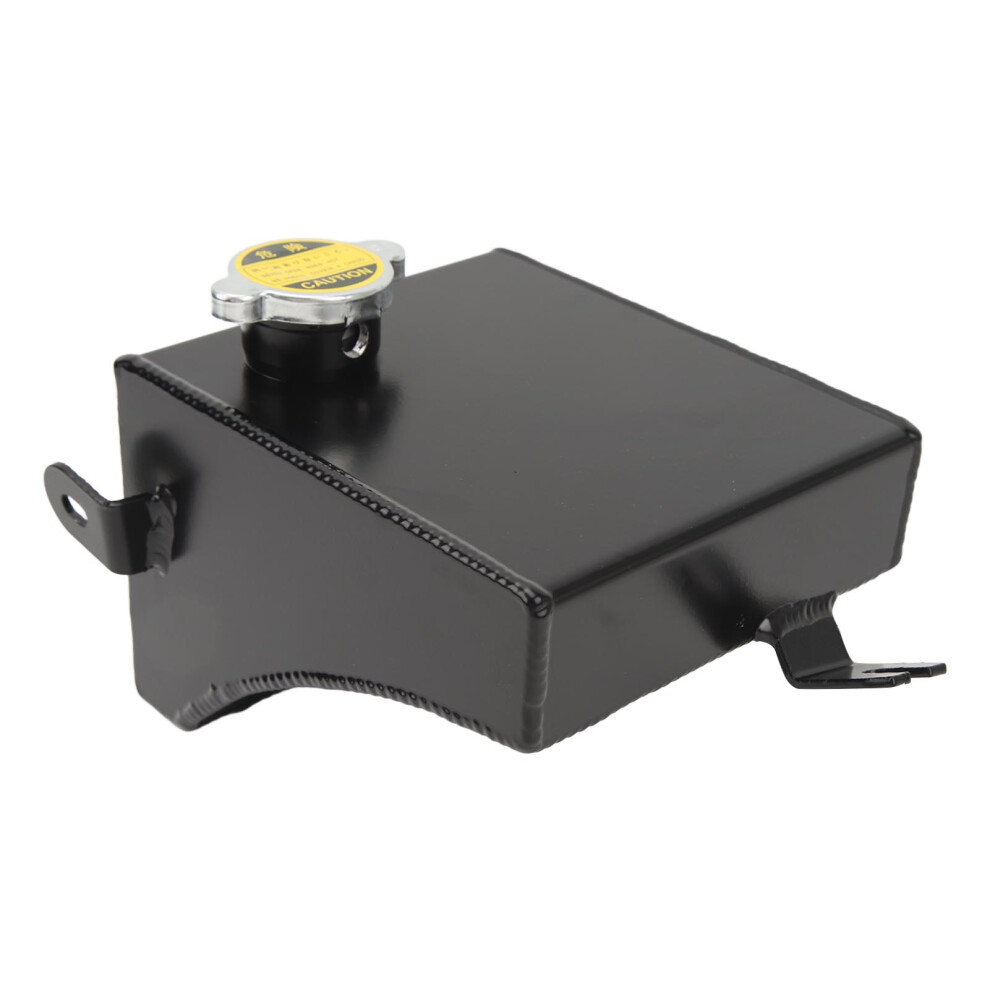 Aluminum Cooling Overflow Tank Kit For S13 S14 S15 1989-94, Black 9481338407517