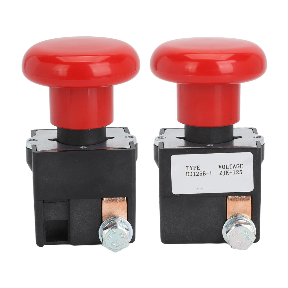 Dc80v Emergency Stop Switch 125A Metal Replacement For Electric Forklifts 9361338408571