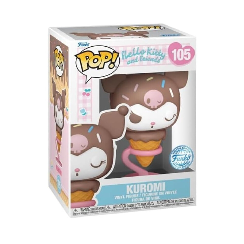 Funko Pop Pop Sanrio Hello Kitty Kuromi Ice Cream Cone Figure 105