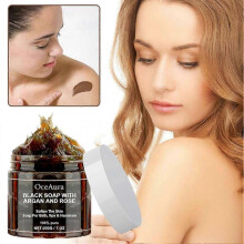 Moroccan Black Soap with Argan Oil And Rose, Blacks Soap Exfoliating Soap, Moroccan Black Soap Hammam