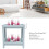 Nordic Blue 2-Tier Bathroom Floor Storage Shelf 5