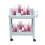 2 Tier Nordic Blue Plastic Bathroom Floor Shelf 13